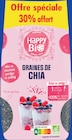 Graines de Chia 250 g dont 30% offert - Happy Bio - Intermarché Hyper Graines de Chia 250 g dont 30% offert - Happy Bio à 2,79 € dans le catalogue Intermarché Hyper