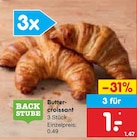 Butter-croissant von BACK STUBE für 1,00 € bei Netto Marken-Discount im Angebot Butter-croissant von BACK STUBE im aktuellen Netto Marken-Discount Prospekt
