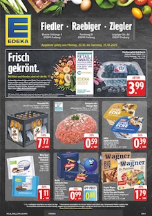 Aktueller EDEKA Prospekt "Wir lieben Lebensmittel!" Seite 1 von 28 Seiten für Freiberg