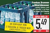 Mineralwasser Angebote von Franken Brunnen bei E center Regensburg für 5,49 €