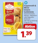 Markant Nordwest Saterland - Unsere Goldstücke Angebot im Prospekt Unsere Goldstücke bei Markant Nordwest im Saterland Prospekt für 1,39 €
