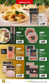 Gourmet Angebot im Lidl Prospekt, gültig von 27.11.2023 bis 02.12.2023 Gourmet Angebot im aktuellen Lidl Prospekt auf Seite 22