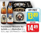 Weissbier Naturtrüb Angebote von Franziskaner bei E center Schwäbisch Gmünd für 13,49 €