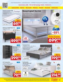 Bett im Netto Marken-Discount Prospekt "Aktuelle Angebote" mit 61 Seiten (Dresden)