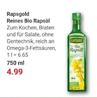 Reines Bio Rapsöl im Angebot bei GLOBUS in Saarbrücken Reines Bio Rapsöl Angebote von Rapsgold bei GLOBUS Saarbrücken für 4,99 €