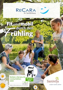 Recara GmbH Prospekt Fit und mobil durch den Frühling mit 6 Seiten