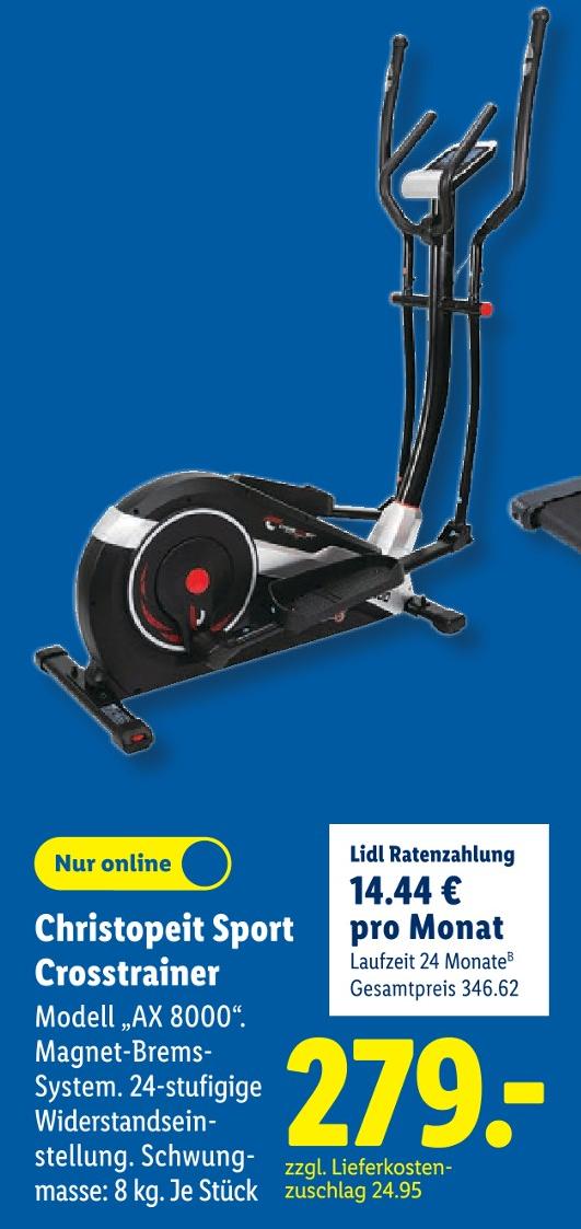 Crosstrainer Modell AX 8000