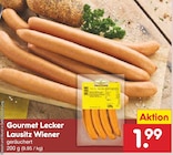 Aktuelle Wiener Würstchen Angebote bei Netto Marken-Discount in Dresden Aktuelles Gourmet Lecker Lausitz Wiener Angebot bei Netto Marken-Discount in Dresden ab 1,99 €