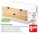Mini-Kommode im Angebot bei E center in Aalen Mini-Kommode Angebote von KESPER bei E center Aalen für 9,99 €
