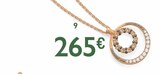 Promo collier diamants blancs et diamants bruns 0,19 ct, 42 cm, or rose et rhodié 1,77 g à 265,00 € dans le catalogue E.Leclerc à Montataire