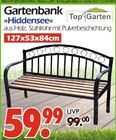 Gartenbank Hiddensee im Angebot bei Wreesmann in Altenburg Gartenbank Hiddensee Angebote von Top Garten bei Wreesmann Altenburg für 59,99 €