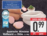 E center Fürstenfeldbruck - Bayerische Münchner Weißwurst Angebot im Prospekt Bayerische Münchner Weißwurst bei E center im Fürstenfeldbruck Prospekt für 0,99 €
