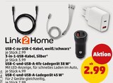USB-C-zu-USB-C-Kabel von Link2Home im aktuellen Penny Prospekt für 2,99 €