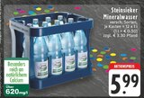 Mineralwasser Angebote von Steinsieker bei EDEKA Hagen für 5,99 €