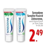 Sensitiv Fluorid Zahncreme im EDEKA Prospekt Sensitiv Fluorid Zahncreme von Sensodyne im aktuellen EDEKA Prospekt für 2,49 €
