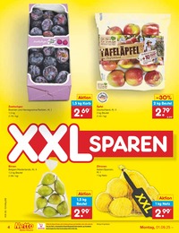 Zwetschgen im Netto Marken-Discount Prospekt Zwetschgen im Netto Marken-Discount Prospekt "Aktuelle Angebote" auf Seite 4