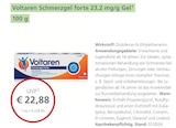 Schmerzgel forte 23,2 mg/g Gel bei Apotheke im Alten Rathaus im Malterdingen Prospekt für 22,88 €