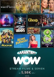 WOW Prospekt für Nienburg der aktuellen Woche, gültig von 01.10.2025 bis 31.10.2025 Aktueller WOW Nienburg Prospekt "Filme und Serien ab 5,98€ mtl." mit 1 Seite