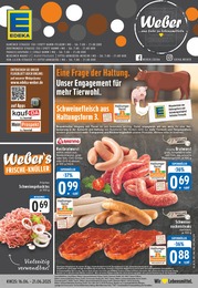Supermarkt Prospekt von EDEKA Arnsberg EDEKA Prospekt: "Aktuelle Angebote", 24 Seiten, 16.06.2025 - 21.06.2025
