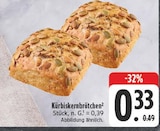 Aktuelles Kürbiskernbrötchen Angebot bei EDEKA in Erlangen ab 0,33 €