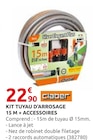 Kit tuyau d'arrosage 15 m + accessoires - CLABER en promo chez Rural Master Perpignan à 22,90 €
