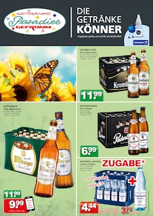 Bitburger im Getränke Paradies Prospekt "DIE GETRÄNKEKÖNNER" mit 4 Seiten (Lünen)