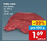 Aktuelles Kalbs-Leber Angebot bei Netto Marken-Discount in Reutlingen ab 1,69 €