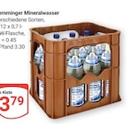 Mineralwasser im Angebot bei GLOBUS in Mannheim Mineralwasser Angebote bei GLOBUS Mannheim für 3,79 €
