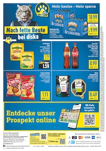 Bier im aktuellen diska Prospekt (Erlangen) Bier im diska Prospekt "alles an deinem ort." mit 12 Seiten (Erlangen)