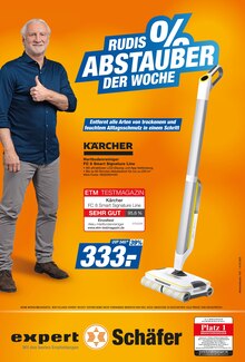 Aktueller expert Schäfer Prospekt (Leuterod, 1 Seite zum blättern expert Schäfer Prospekt RUDIS ABSTAUBER DER WOCHE mit 1 Seite