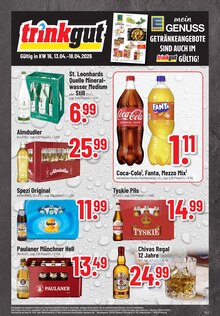 Coca Cola im Trinkgut Prospekt "Aktuelle Angebote" mit 2 Seiten (Heilbronn)