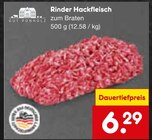 Rinder Hackfleisch Angebote von Gut Ponholz bei Netto Marken-Discount Weinheim für 6,29 €