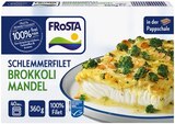 Backofen Fisch knusprig-kross oder Schlemmerfilet Brokkoli Mandel Angebote von Frosta bei REWE Bensheim für 2,59 €