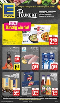 EDEKA Prospekt Wir lieben Lebensmittel! mit  Seiten in Speichersdorf und Umgebung