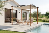 Pergola aluminium 2.8 x 2.8 m - Brico Dépôt à Épinal Pergola aluminium 2.8 x 2.8 m en promo chez Brico Dépôt Épinal à 259,00 €