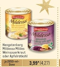 Mildessa Mildes Weinsauerkraut oder Apfelrotkohl Angebote von Hengstenberg bei Metro Brandenburg für 4,27 €