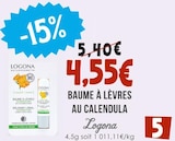 Baume à lèvres au calendula - Logona dans le catalogue Naturalia