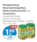 Knax Gewürzgurken von Hengstenberg im aktuellen V-Markt Prospekt für 1,89 €
