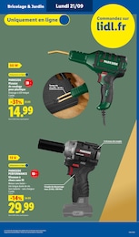 Prix et réduction Accessoires bricolage dans le prospectus Lidl en cours Offre Accessoires bricolage dans le catalogue Lidl du moment à la page 9