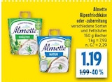 diska Pegnitz - Alpenfrischkäse oder -zubereitung Angebot im Prospekt Alpenfrischkäse oder -zubereitung bei diska im Pegnitz Prospekt für 1,19 €