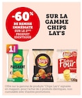 Chips - Lay's en promo chez U Express Chips - Lay's dans le catalogue U Express