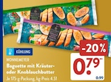 Baguette mit Kräuterbutter von Wonnemeyer im aktuellen ALDI SÜD Prospekt für 0,79 €