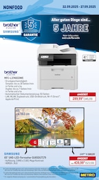 METRO Drucker im Prospekt 