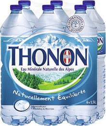 Eau Minérale - Thonon dans le catalogue Géant Casino Eau Minérale Naturelle des Alpes - Thonon à 1,71 € en promo chez Géant Casino