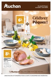 Catalogue Supermarchés Auchan Supermarché en cours à Fameck et alentours, "Célébrez Pâques !", 8 pages, 19/03/2024 - 01/04/2024