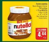 nutella im Angebot bei Marktkauf in Fürth nutella Angebote von Ferrero bei Marktkauf Fürth für 4,44 €