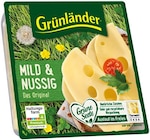 Käsewürfel mild & nussig oder Käsescheiben mild & nussig Angebote von Grünländer bei REWE Nordhorn für 1,49 €