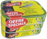 Sardines à l'huile d'olive - LE TRÉSOR DES DIEUX en promo chez Intermarché Super Paris à 5,99 €