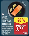 Lachsfilet-portionen von GOLDEN SEAFOOD für 7,99 € bei ALDI Nord im Angebot Lachsfilet-portionen von GOLDEN SEAFOOD im aktuellen ALDI Nord Prospekt