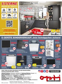 Kühlschrank im Opti-Wohnwelt Prospekt "Möbel und Küchen Spartage" mit 28 Seiten (Lüneburg)